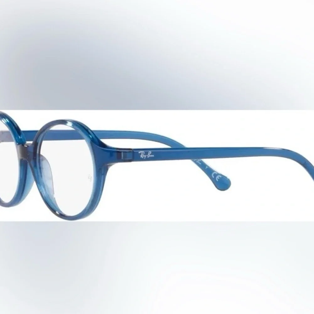 Ray-Ban Frame Kids Prescription Blue Round Glasses NWT
